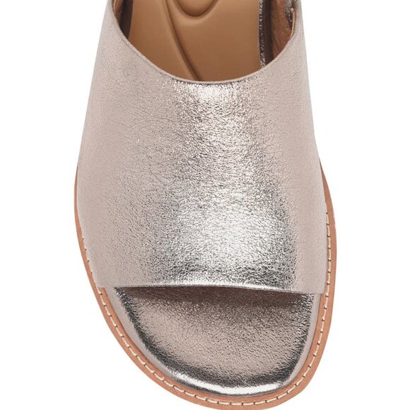 NEW SOFFT Leather Noble Comfort Slide Sandals bronze 254 3M7 - Picture 2 of 9